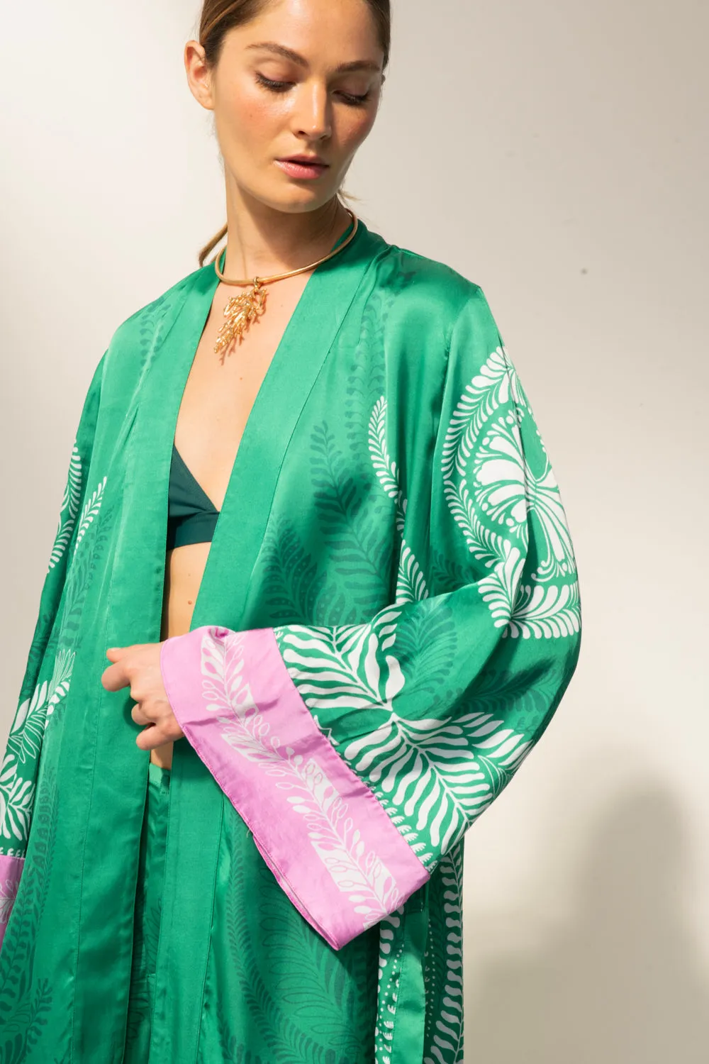 Kimono Lea - Green Oolong sold by Poupette St Barth product image thumbnail 5