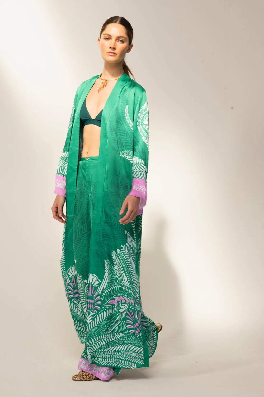 Kimono Lea - Green Oolong sold by Poupette St Barth product image thumbnail 4