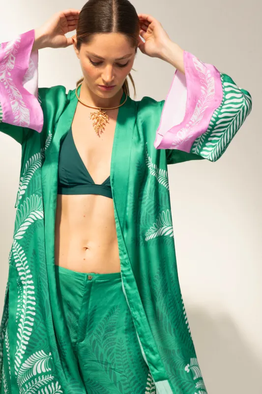 Kimono Lea - Green Oolong sold by Poupette St Barth