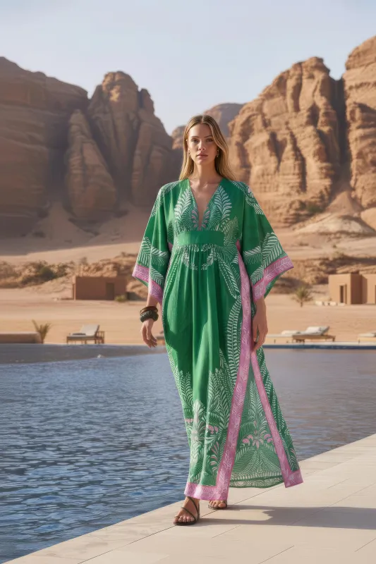 Kaftan Sol - Green Oolong sold by Poupette St Barth