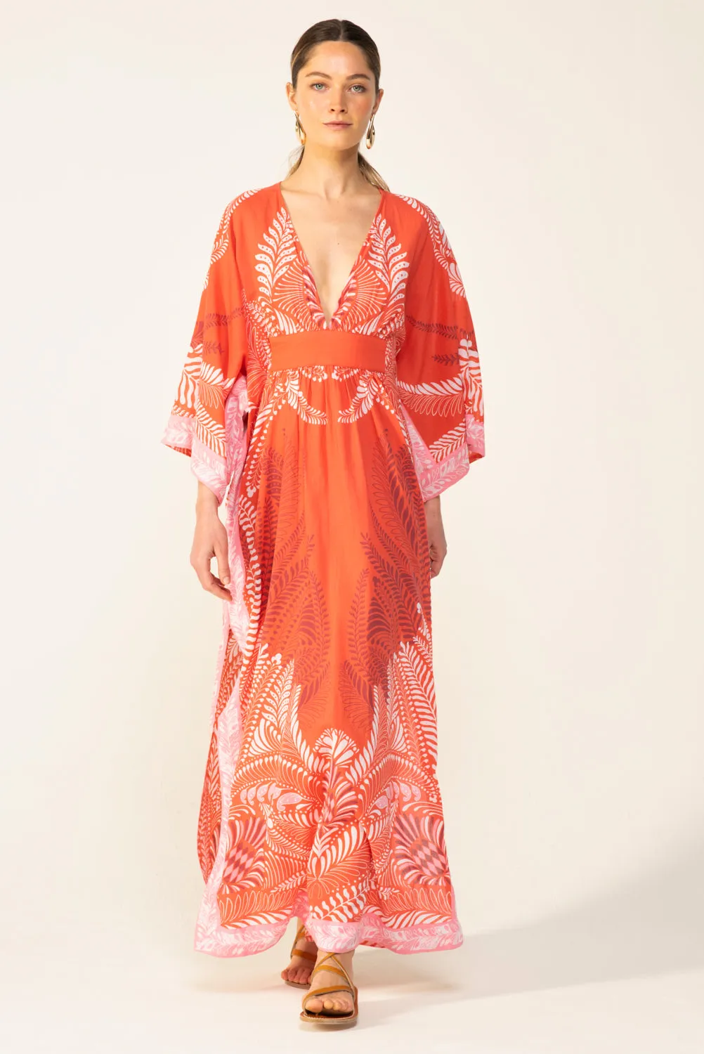 Kaftan Sol - Orange Oolong sold by Poupette St Barth product image thumbnail 2