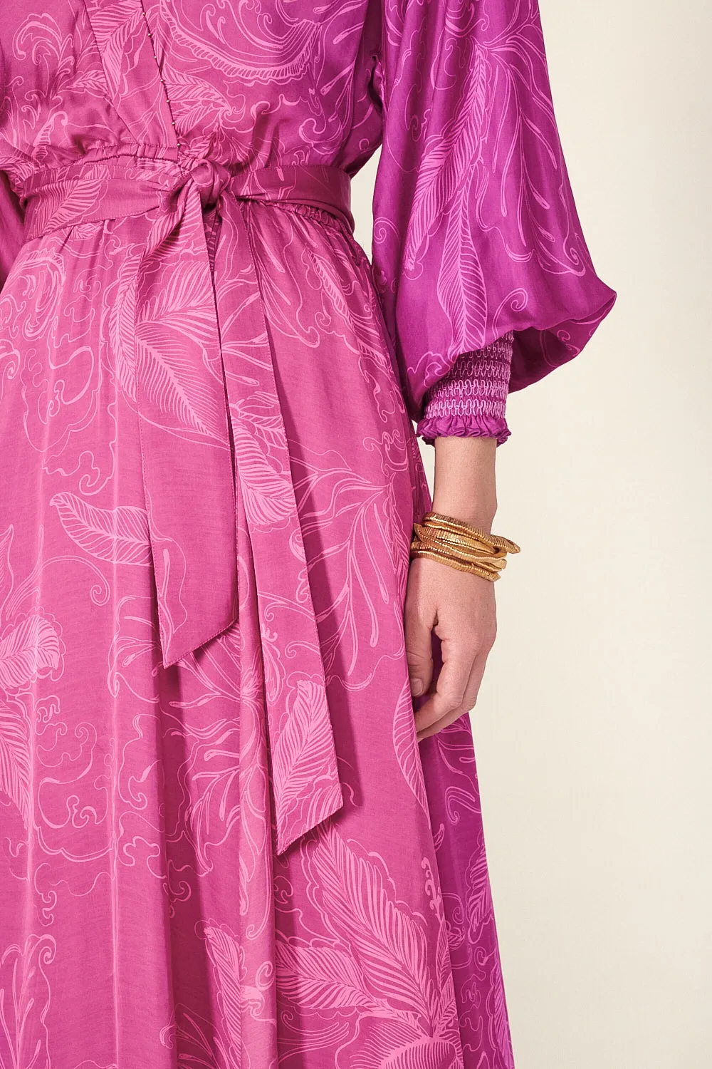 Long Dress Kristen - Purple Reef sold by Poupette St Barth product image thumbnail 4