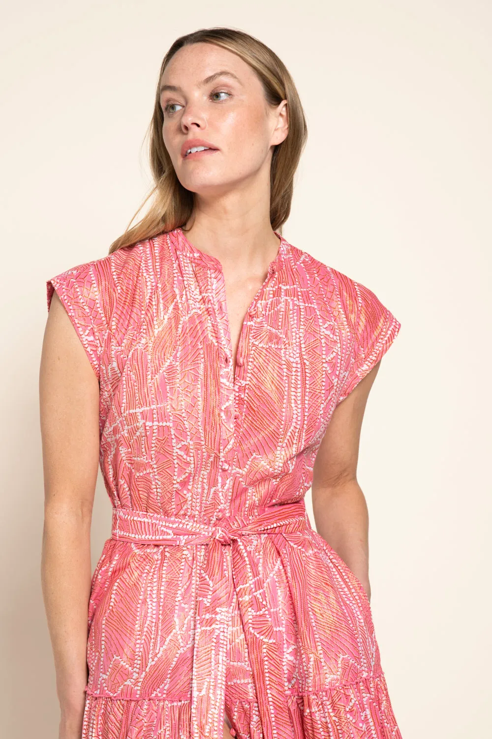 Long Dress Kora - Pink Akoya sold by Poupette St Barth product image thumbnail 2