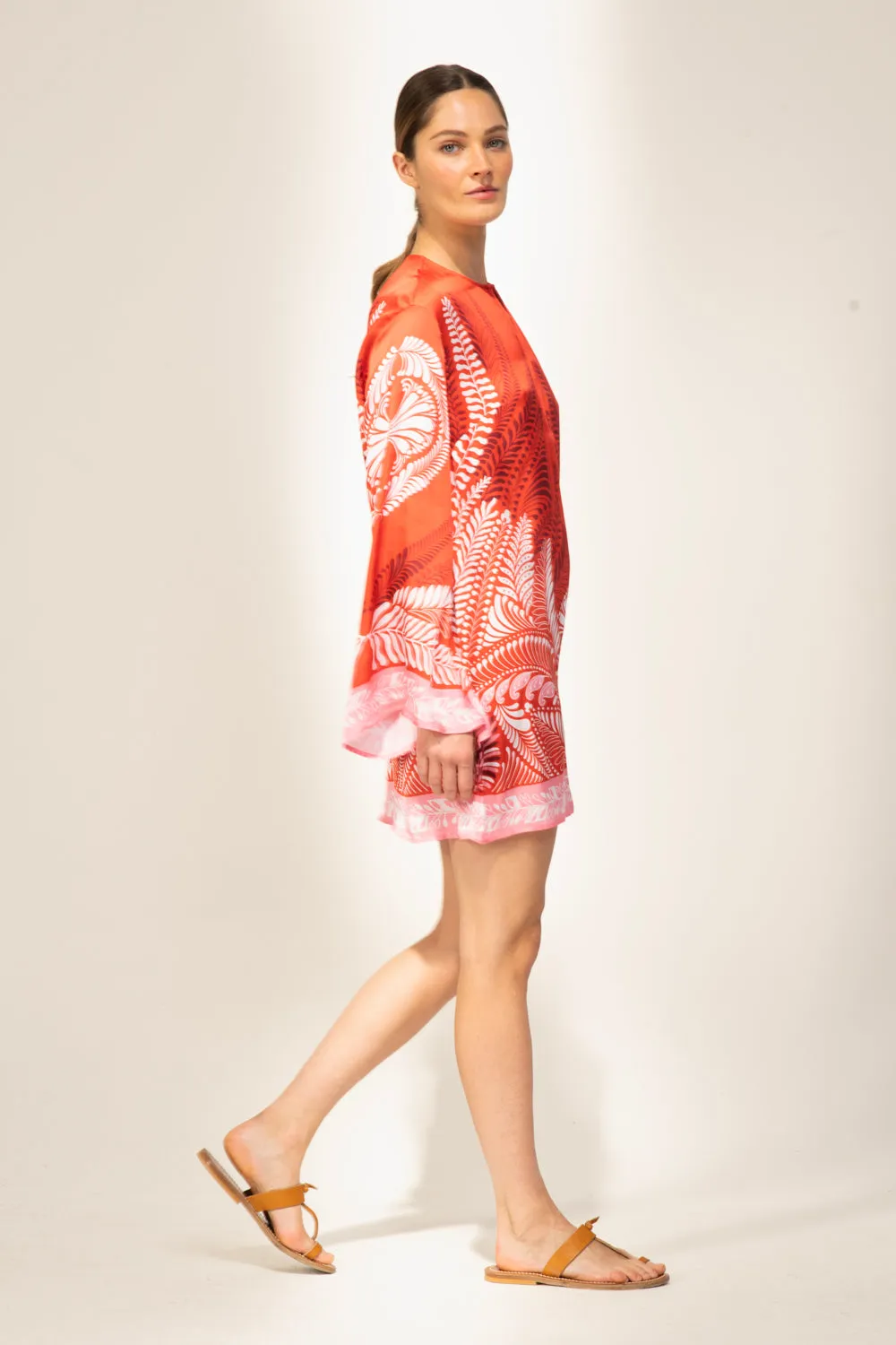 Mini Dress Gia - Orange Oolong sold by Poupette St Barth product image thumbnail 5