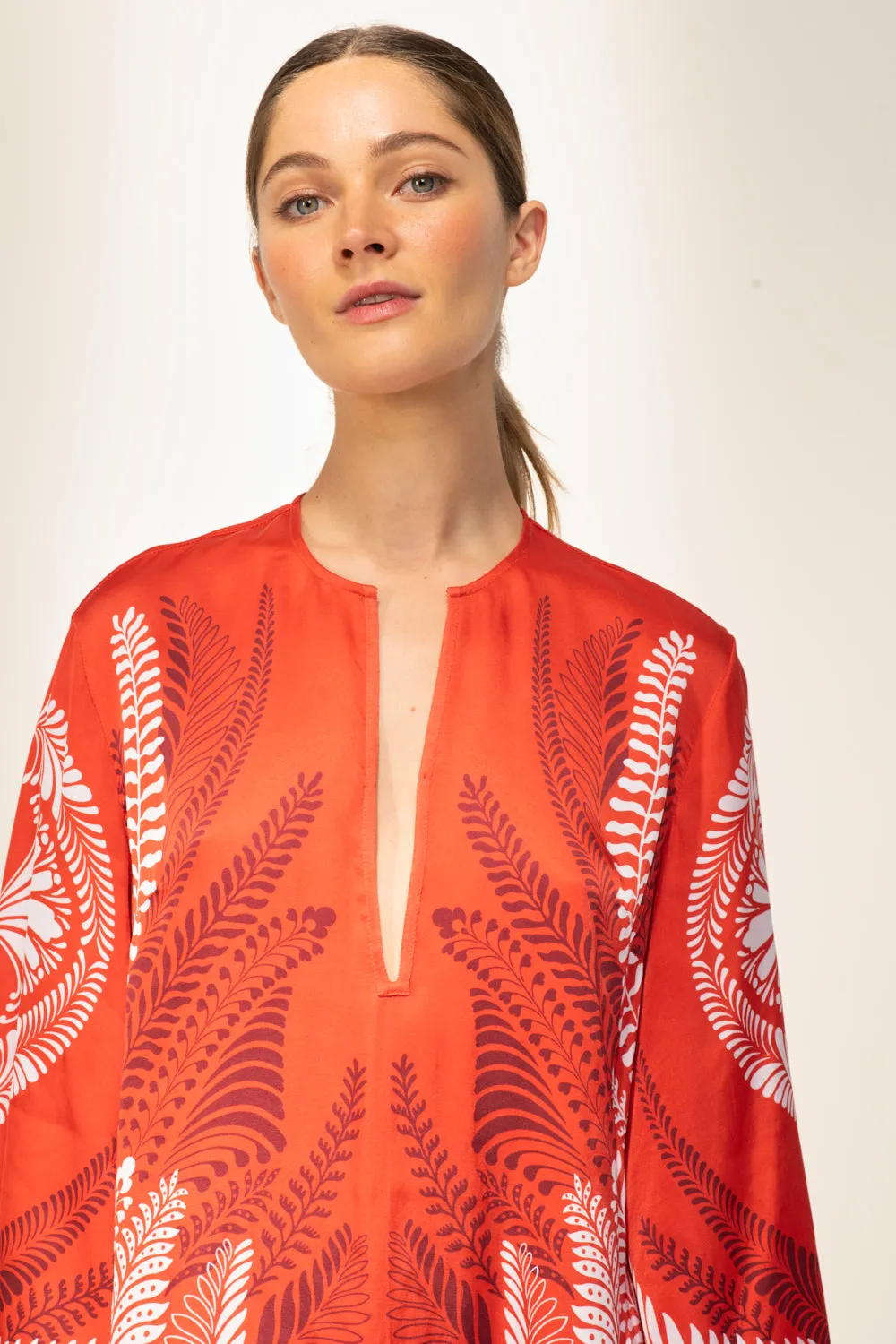 Mini Dress Gia - Orange Oolong sold by Poupette St Barth product image thumbnail 2