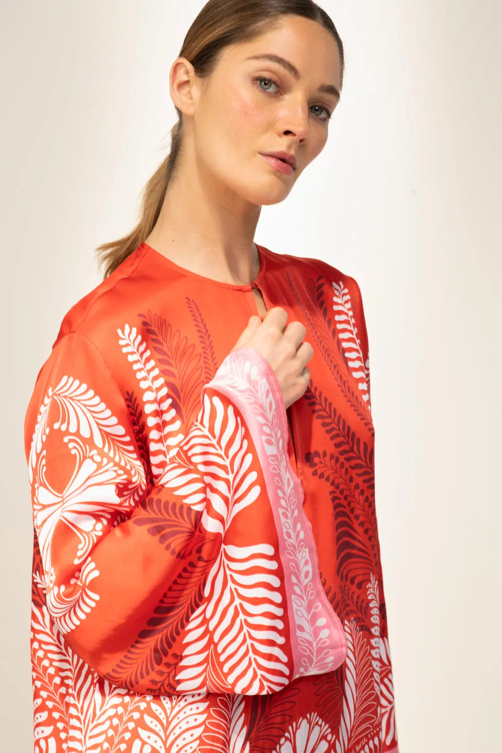 Mini Dress Gia - Orange Oolong sold by Poupette St Barth product image thumbnail 4