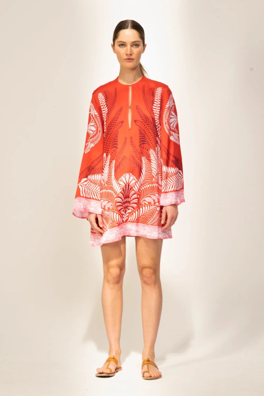 Mini Dress Gia - Orange Oolong sold by Poupette St Barth product image thumbnail 3