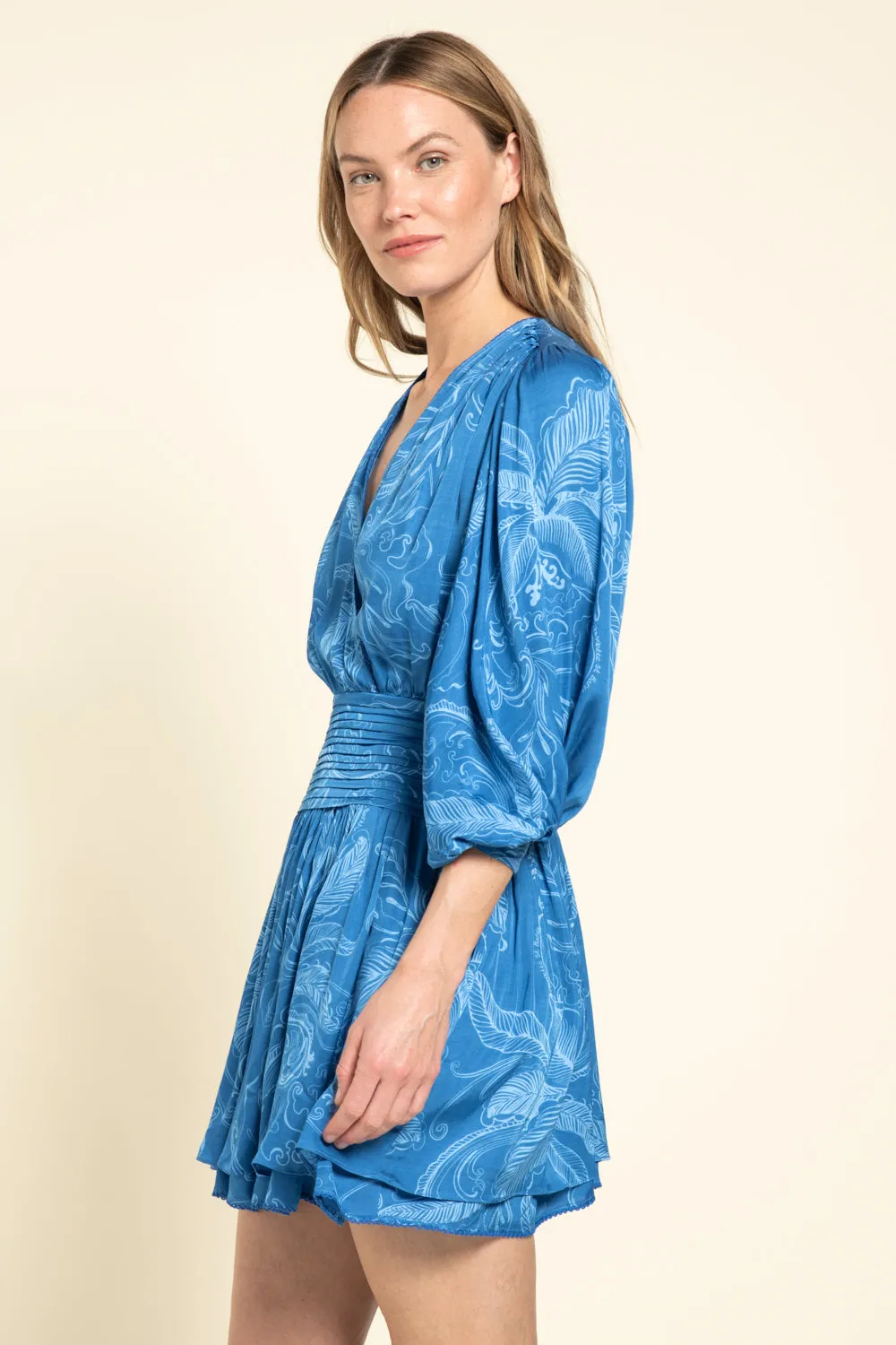 Mini Dress Colleen - Blue Reef sold by Poupette St Barth product image thumbnail 4