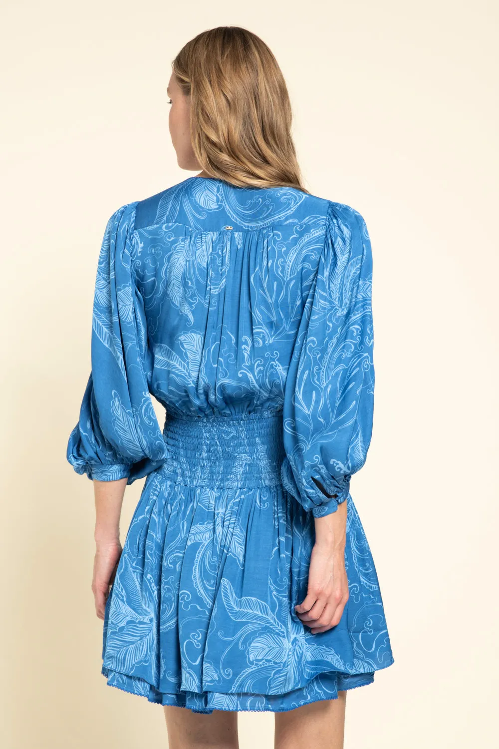 Mini Dress Colleen - Blue Reef sold by Poupette St Barth product image thumbnail 5