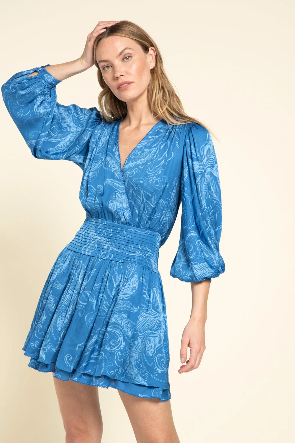 Mini Dress Colleen - Blue Reef sold by Poupette St Barth product image thumbnail 2