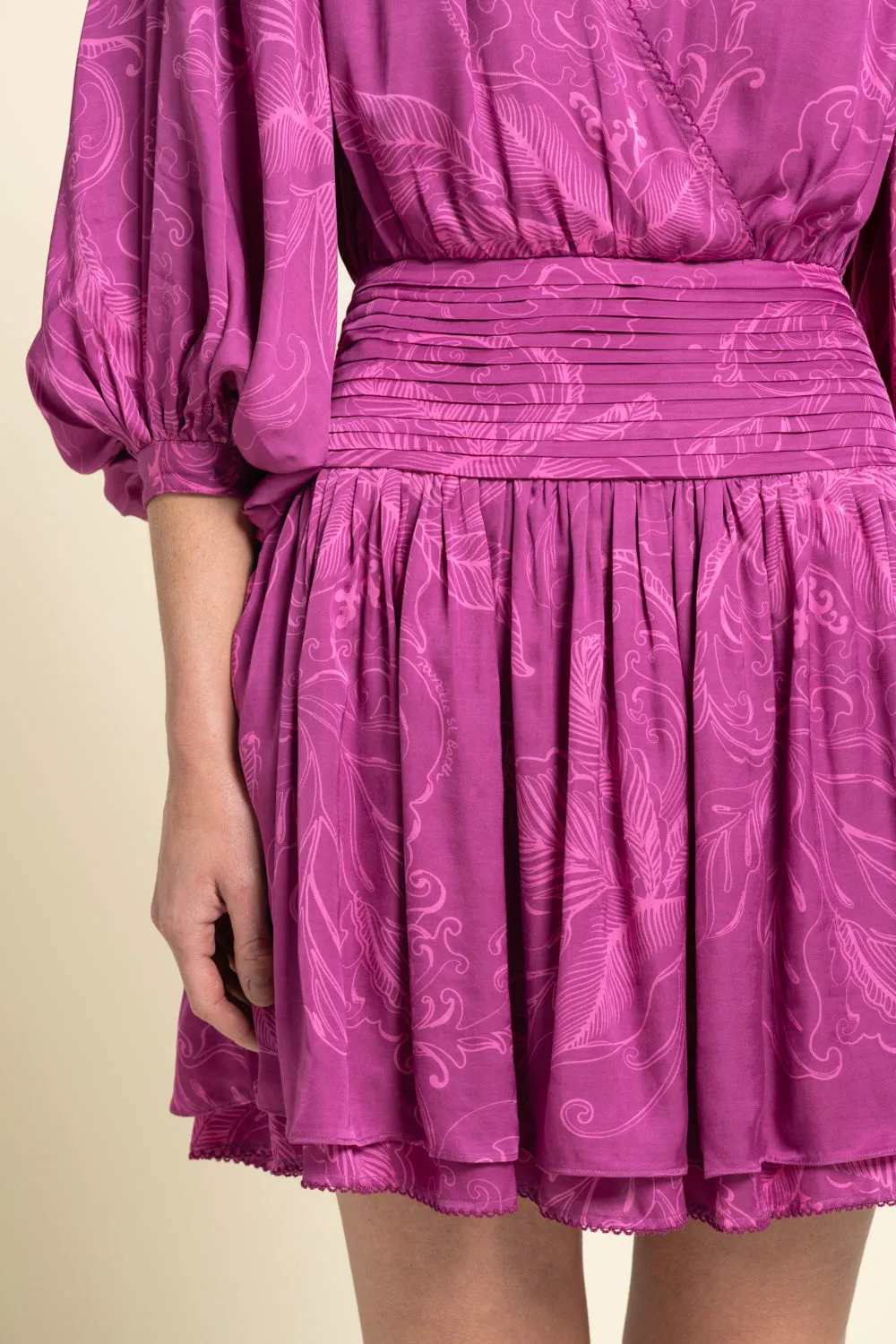 Mini Dress Colleen - Purple Reef sold by Poupette St Barth product image thumbnail 4