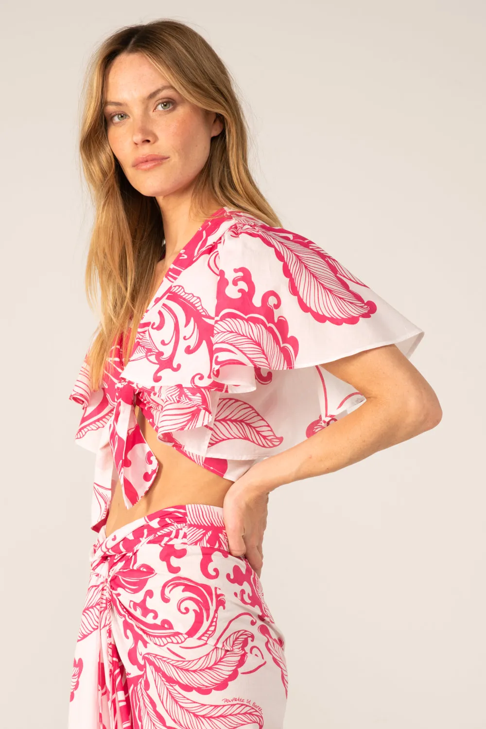 Top Rose - Pink Reef Wave sold by Poupette St Barth product image thumbnail 4