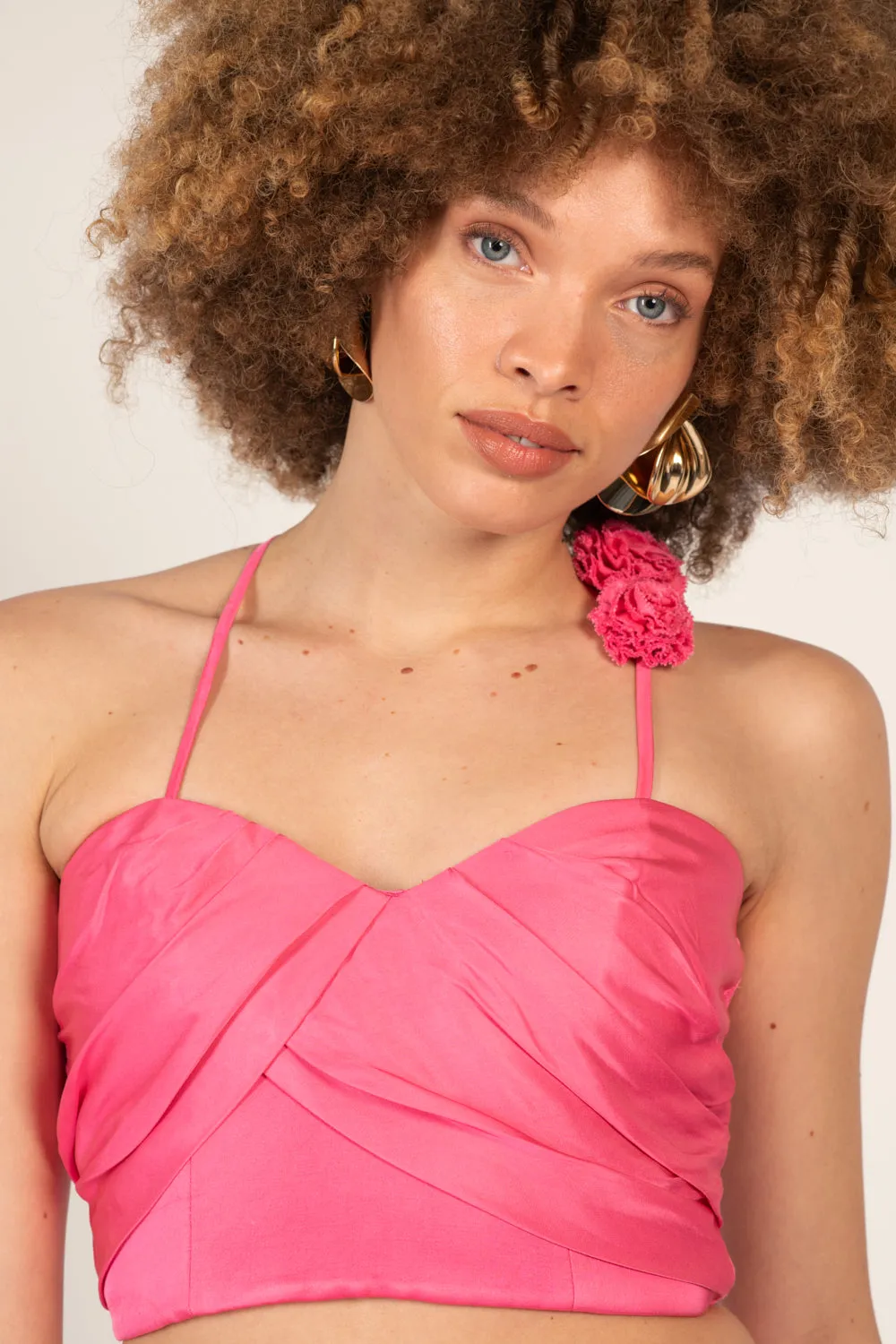 Top Palmire - Raspberry Sorbet sold by Poupette St Barth product image thumbnail 2