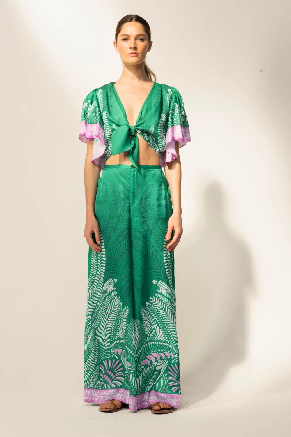 Pant Clea - Green Oolong sold by Poupette St Barth product image thumbnail 2