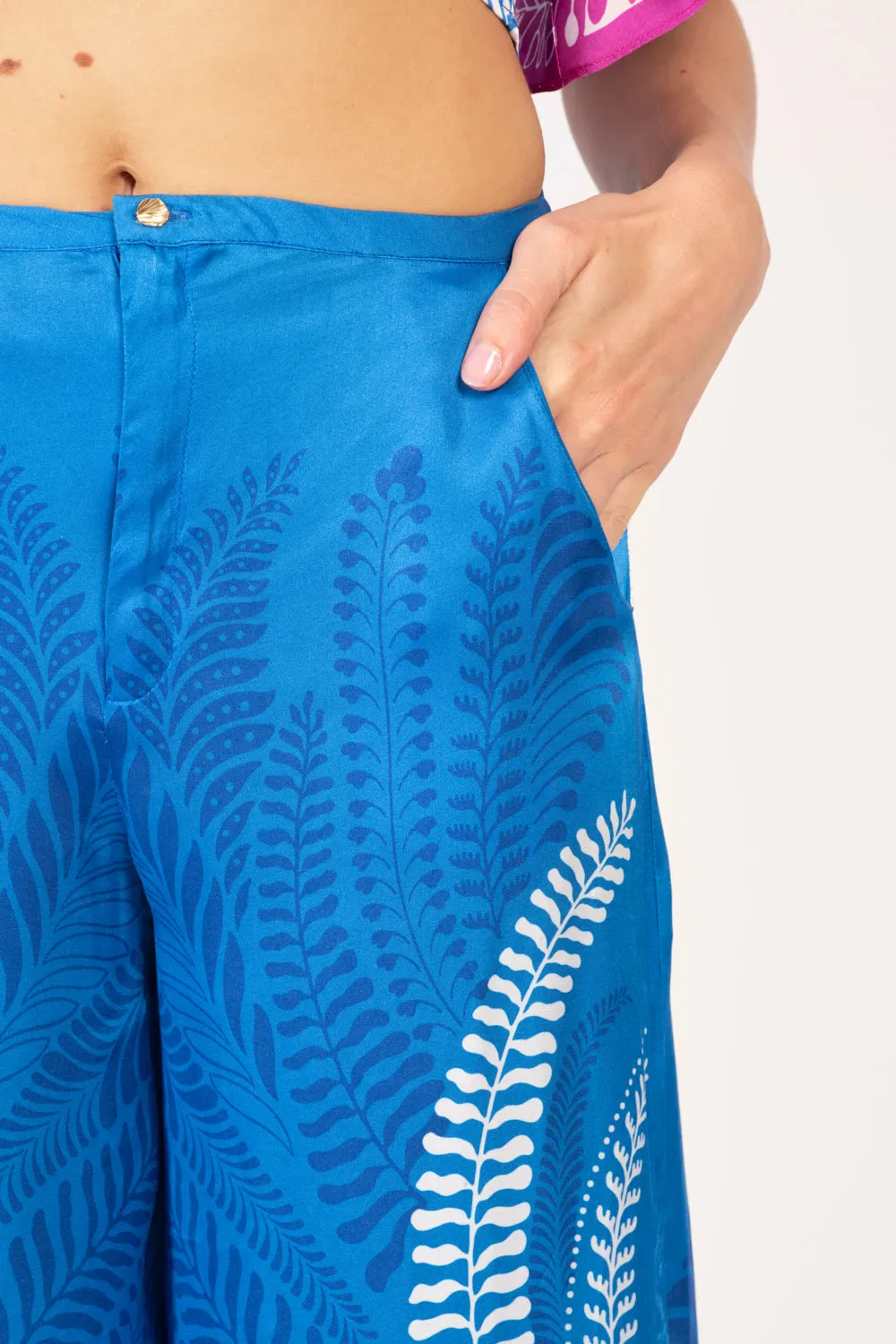 Pant Clea - Blue Oolong sold by Poupette St Barth product image thumbnail 4