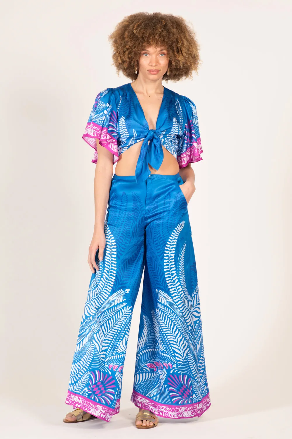 Pant Clea - Blue Oolong sold by Poupette St Barth