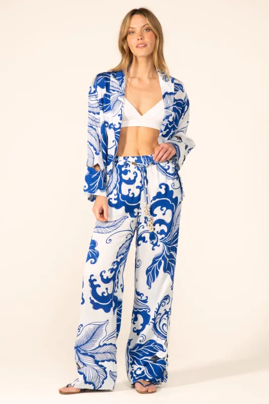 Pant Patti - Blue Reef Wave sold by Poupette St Barth