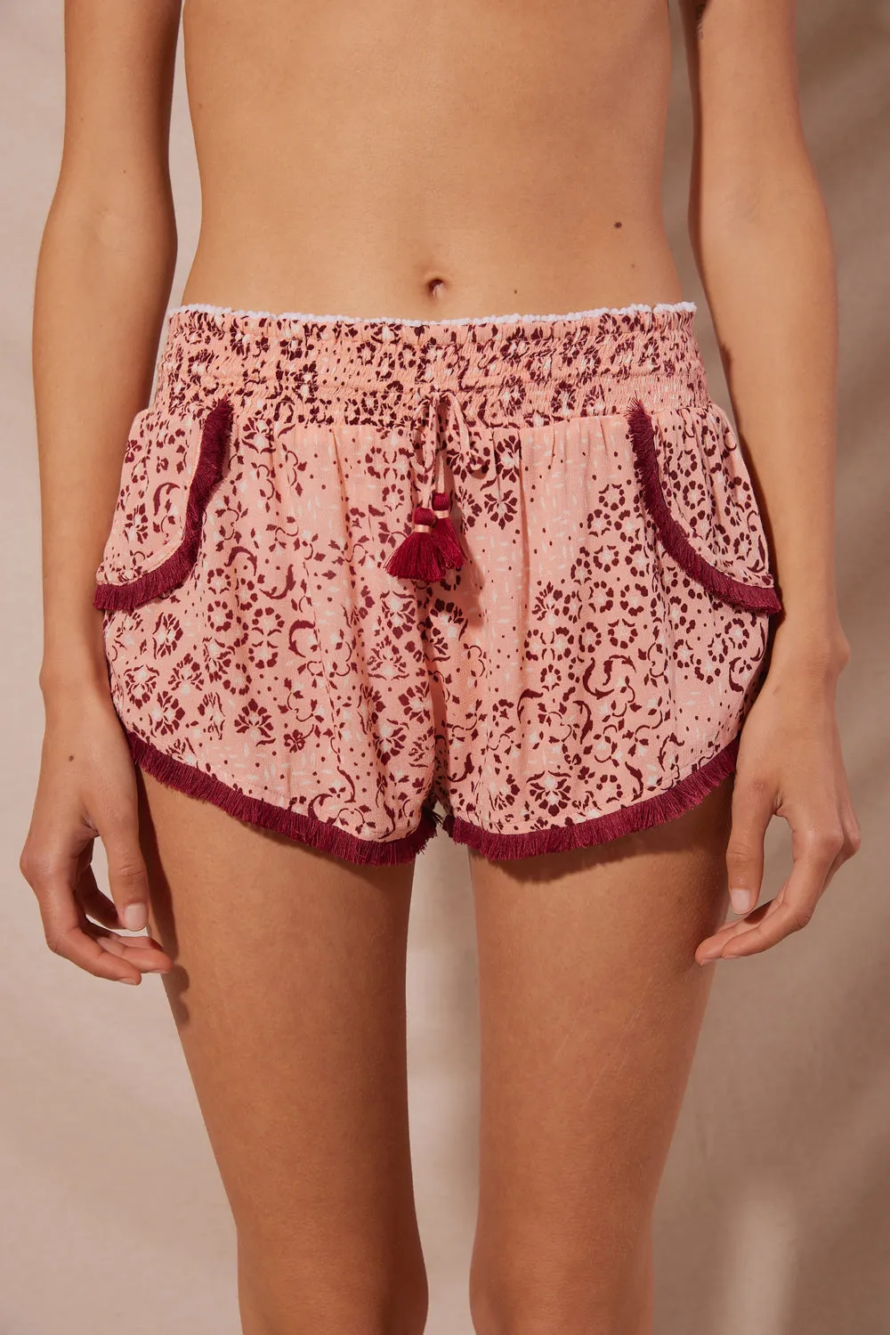Boxer Lulu - Pink Biot sold by Poupette St Barth