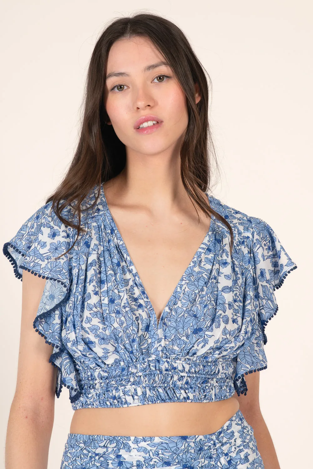 Top Pearl - Blue Aquaflora sold by Poupette St Barth