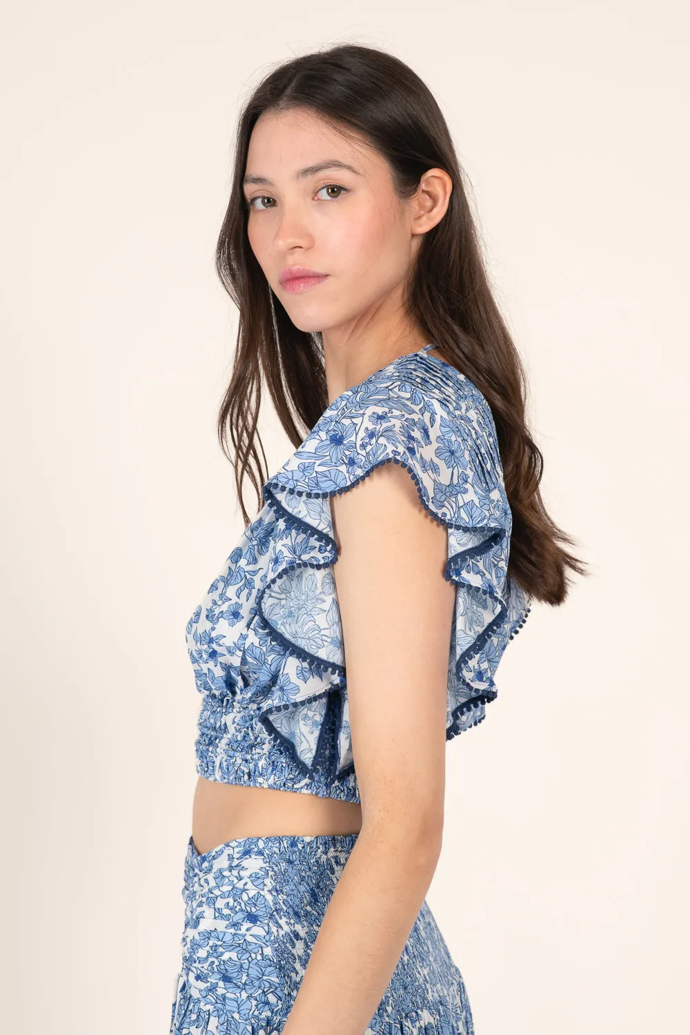 Top Pearl - Blue Aquaflora sold by Poupette St Barth product image thumbnail 4