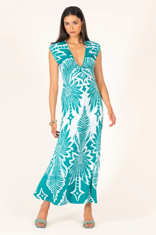Long Dress Nova - Mint Cartagena made by Poupette St Barth