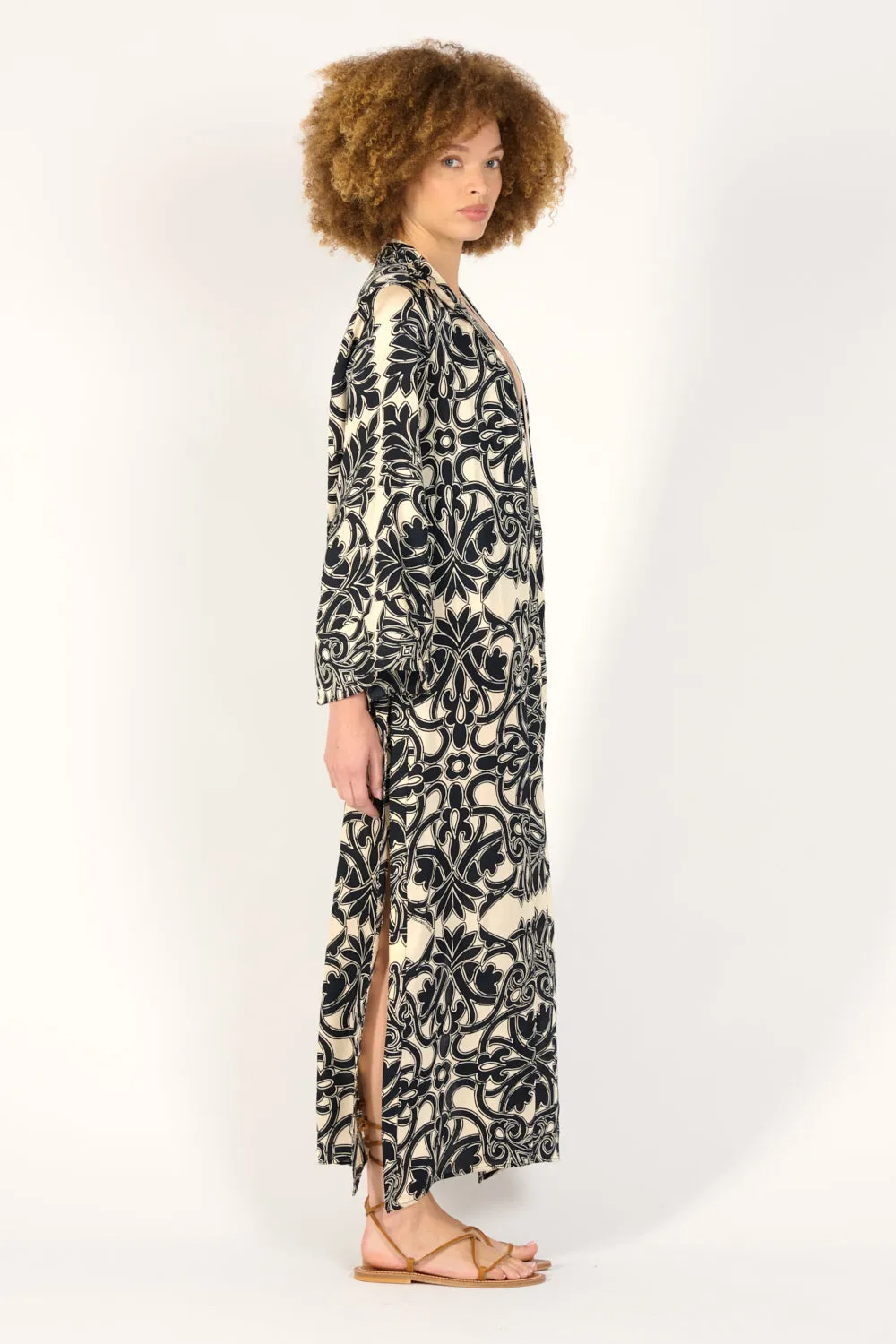 Kimono Lea - Black Mantra sold by Poupette St Barth product image thumbnail 2