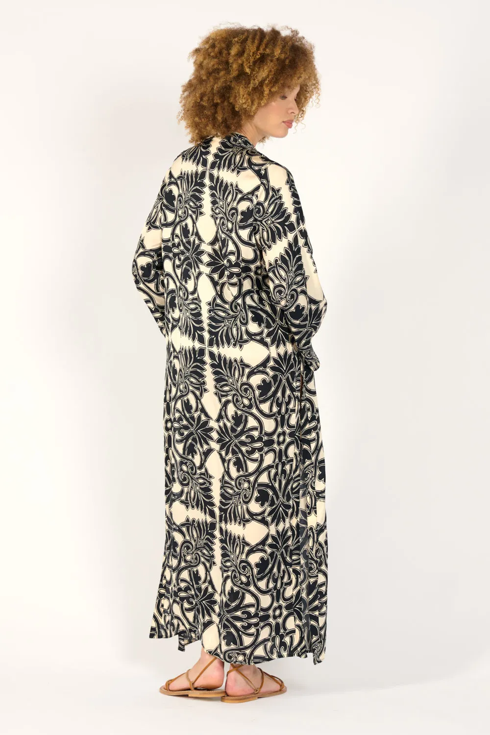 Kimono Lea - Black Mantra sold by Poupette St Barth product image thumbnail 3