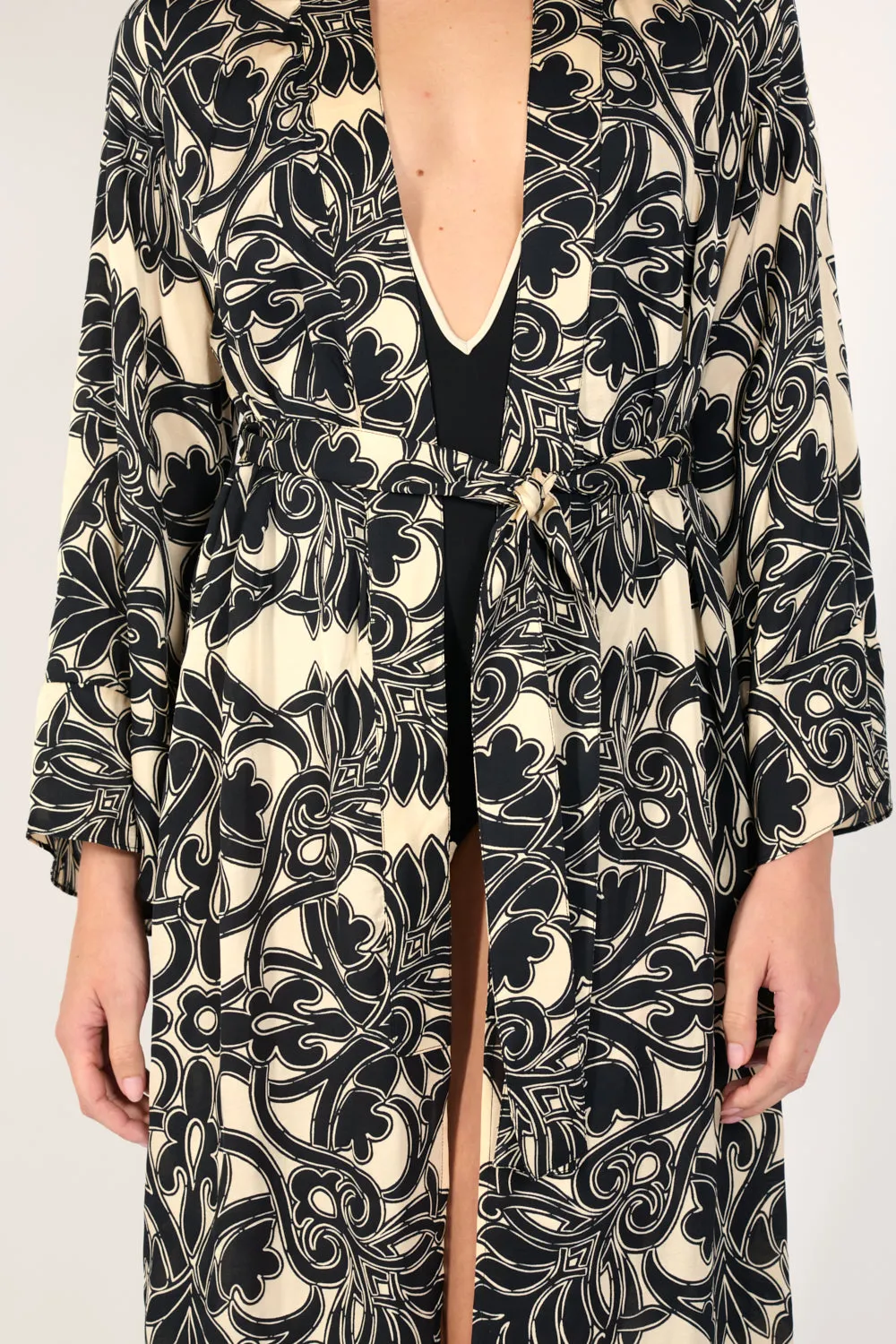 Kimono Lea - Black Mantra sold by Poupette St Barth product image thumbnail 4