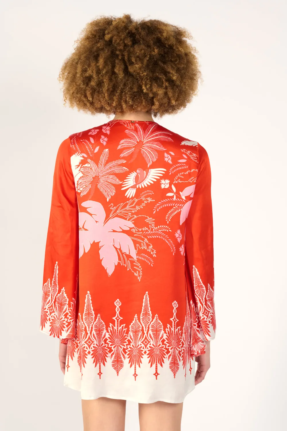 Mini Dress Gia - Coral Canopy sold by Poupette St Barth product image thumbnail 5