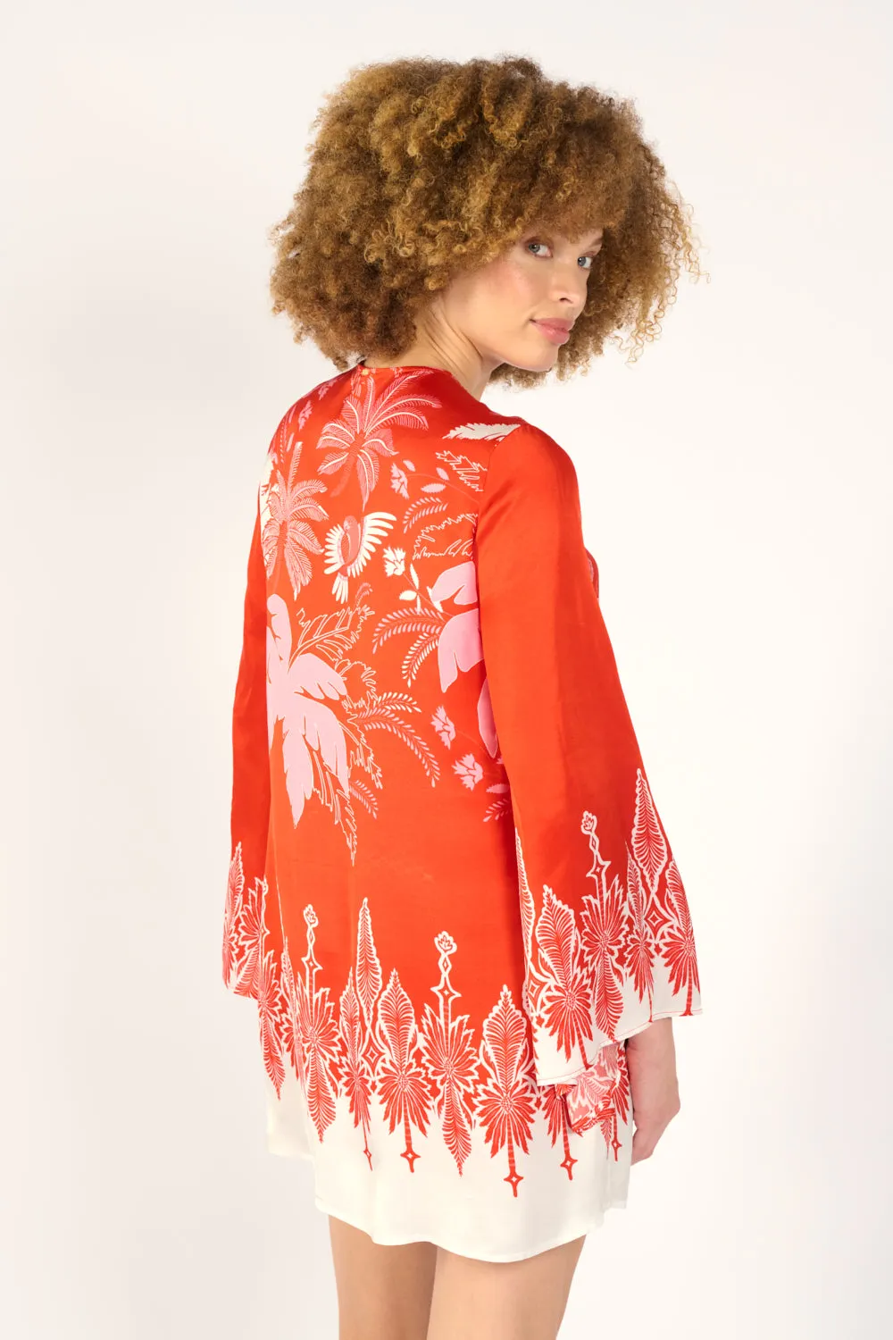 Mini Dress Gia - Coral Canopy sold by Poupette St Barth product image thumbnail 4
