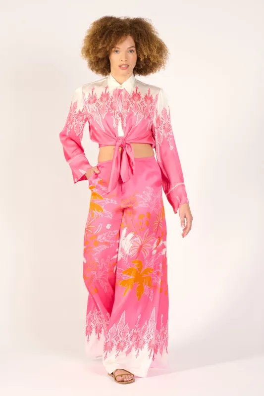 Pant Clea - Pink Canopy made by Poupette St Barth