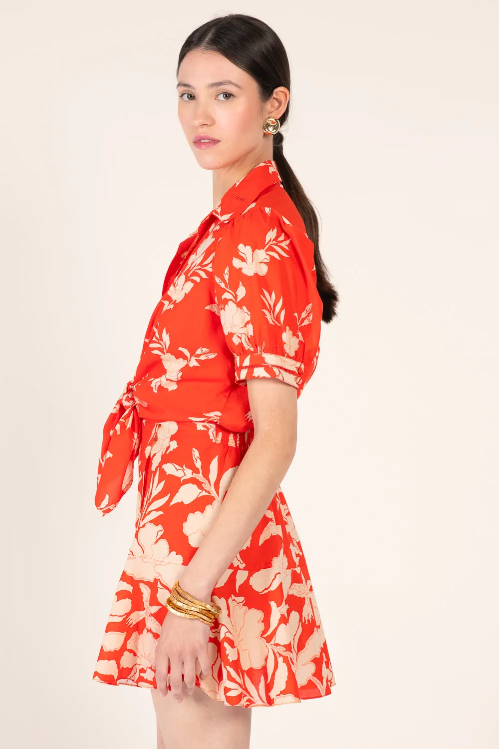 Mini Dress Iris - Coral Palm Beach sold by Poupette St Barth product image thumbnail 4