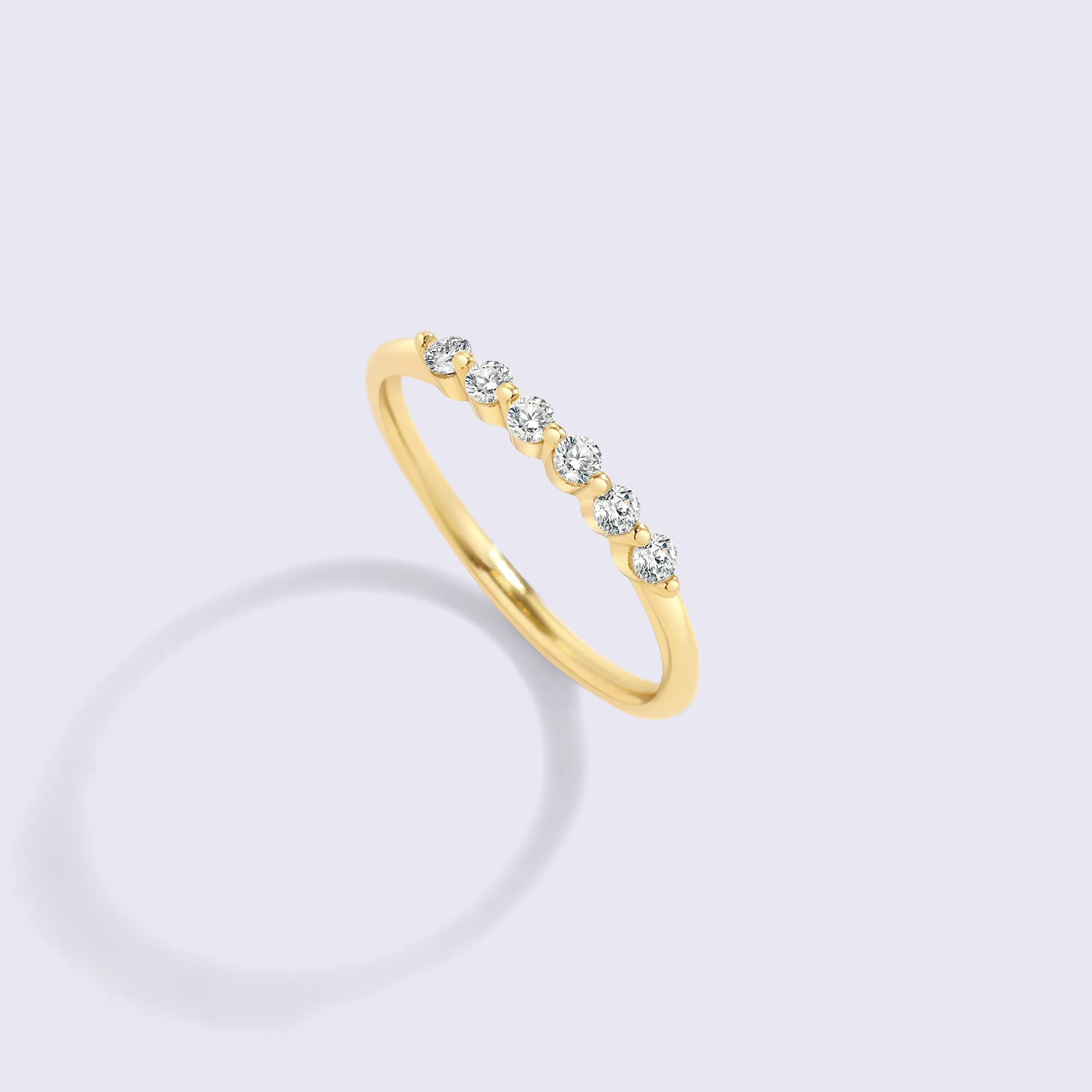 Brilliant Floating Diamond Ring sold by Mint & Lilly product image thumbnail 4