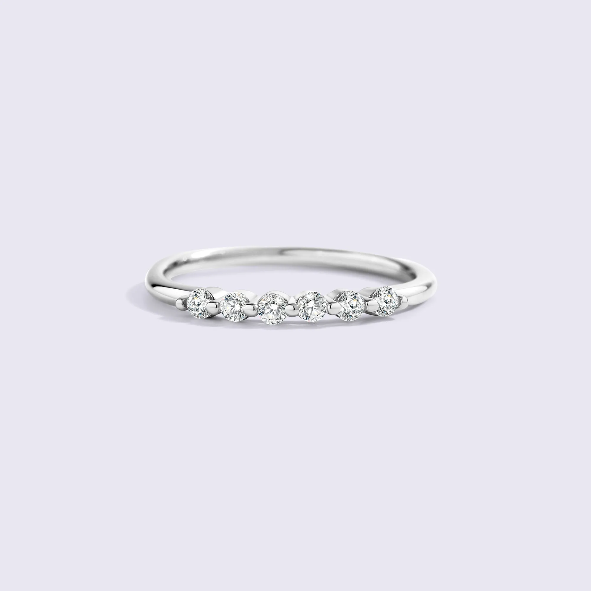 Brilliant Floating Diamond Ring sold by Mint & Lilly product image thumbnail 5