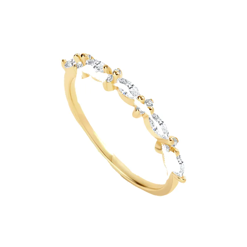 Marquise and Round Diamond Ring sold by Mint & Lilly