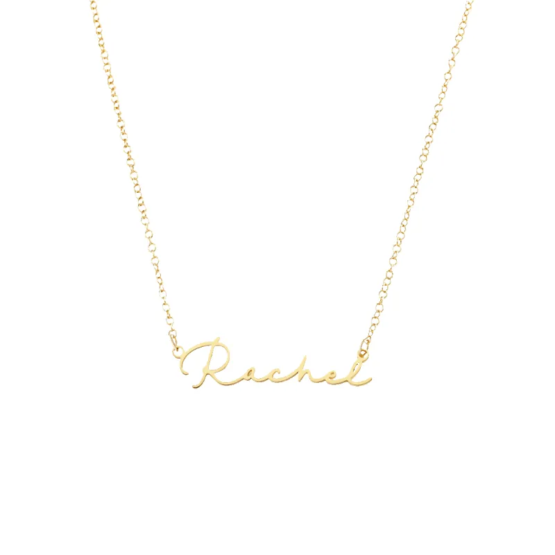 Classic Name Necklace sold by Mint & Lilly