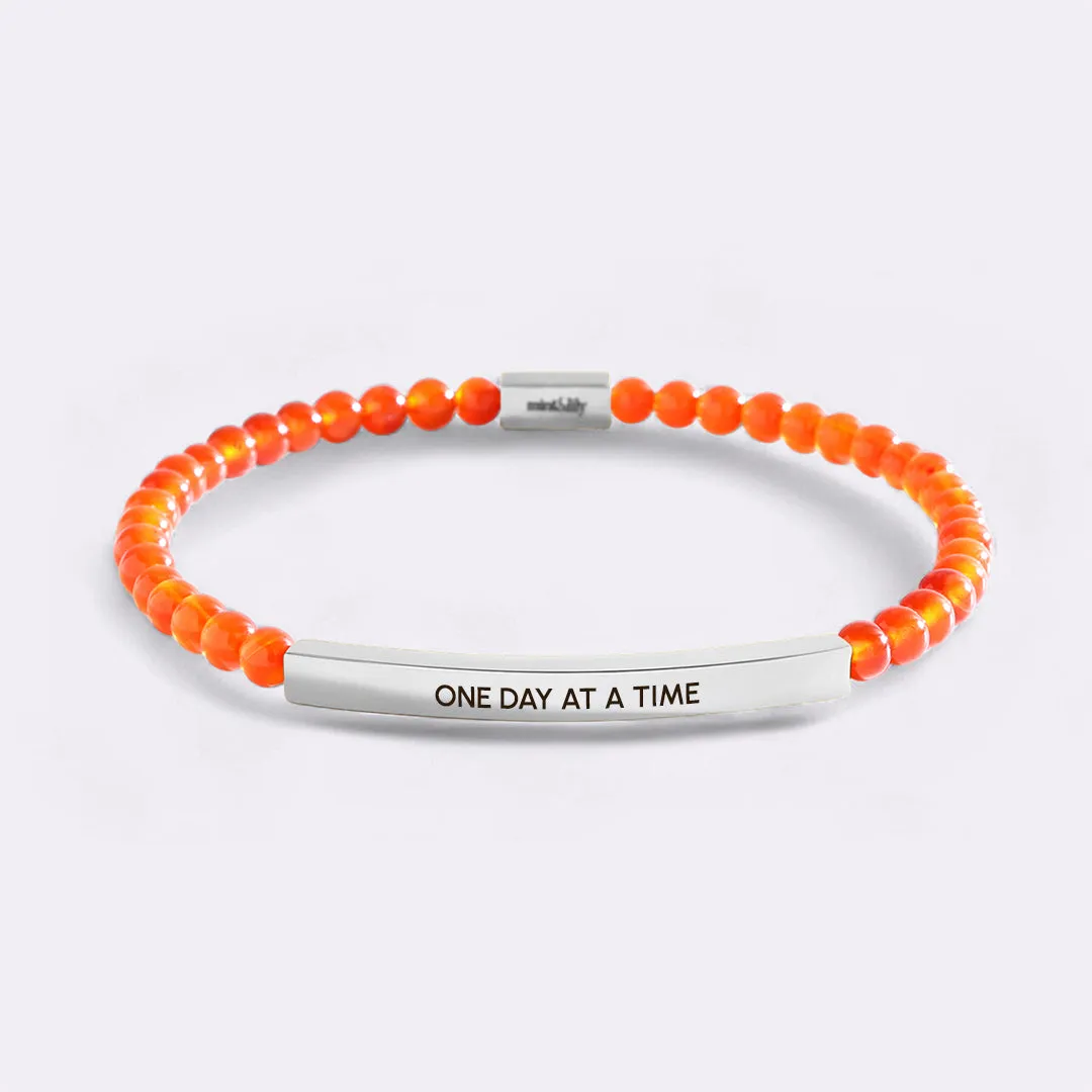 One Day At A Time Beaded Inspire Bracelet sold by Mint & Lilly product image thumbnail 5