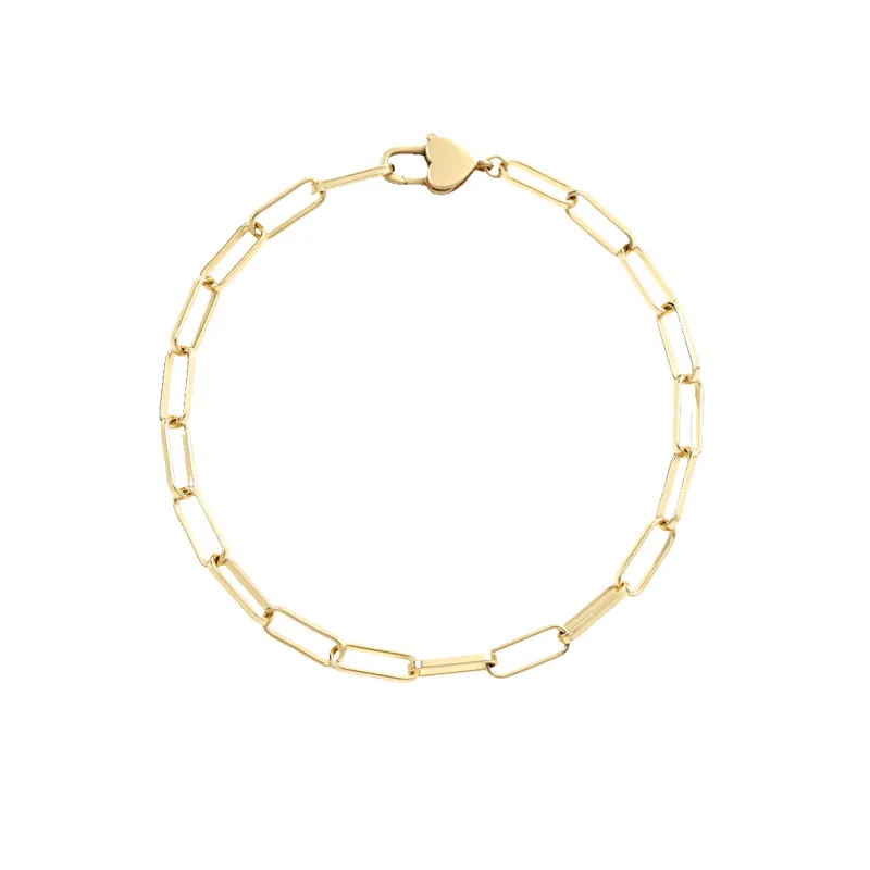 Heart Padlock Bracelet made by Mint & Lilly