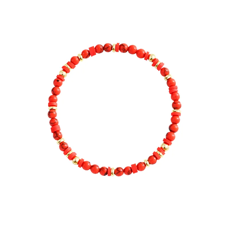 Stacking Birthstone Beaded Bracelet sold by Mint & Lilly