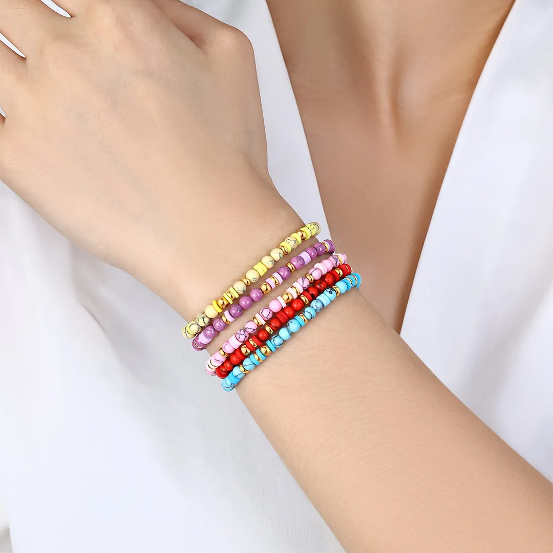 Stacking Birthstone Beaded Bracelet sold by Mint & Lilly product image thumbnail 2