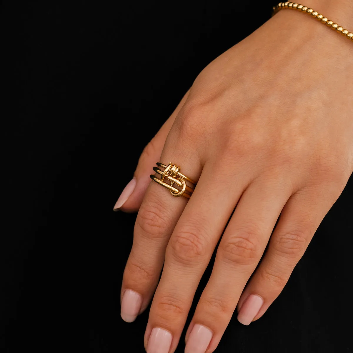 Linked Statement Fidget Rings sold by Mint & Lilly product image thumbnail 2