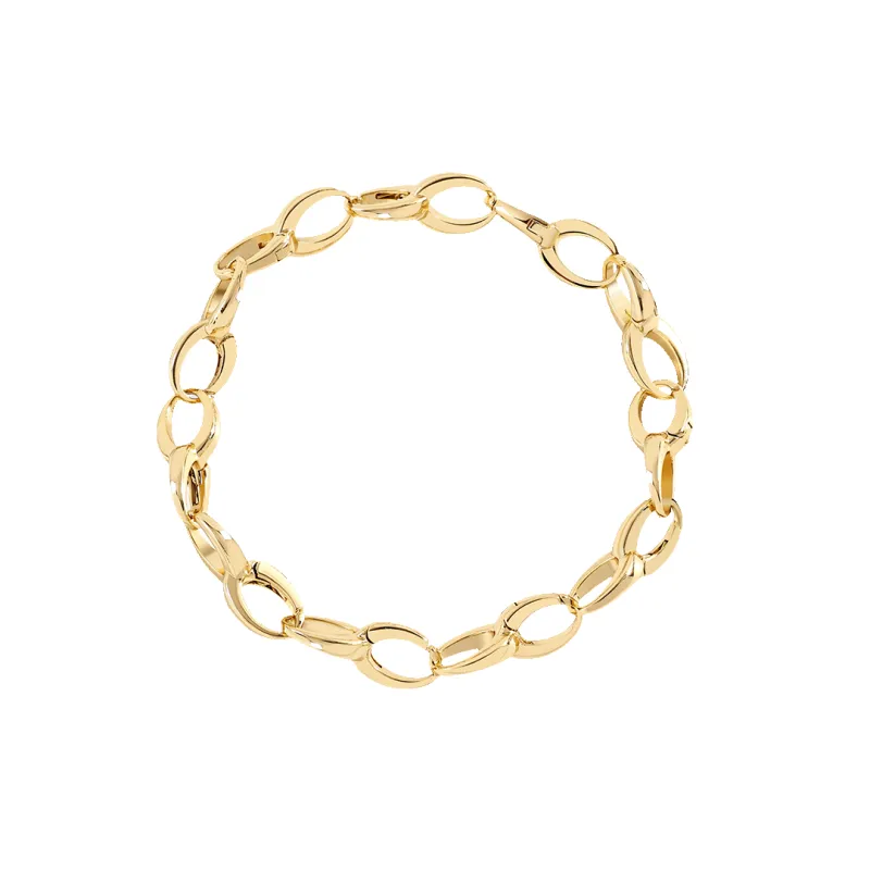 Bold Cable Link Charm Bracelet made by Mint & Lilly