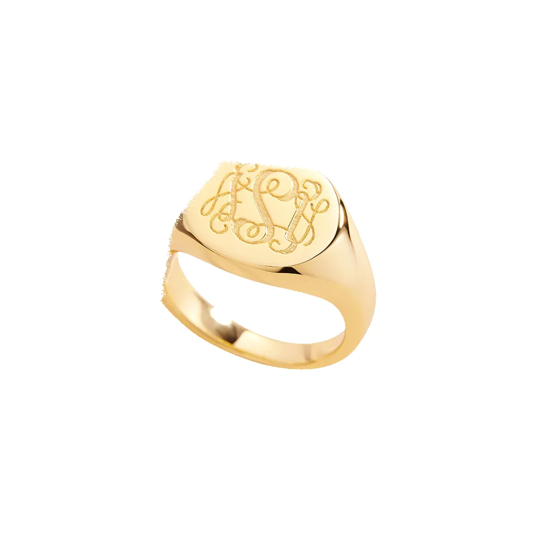 Monogram Signet Ring sold by Mint & Lilly