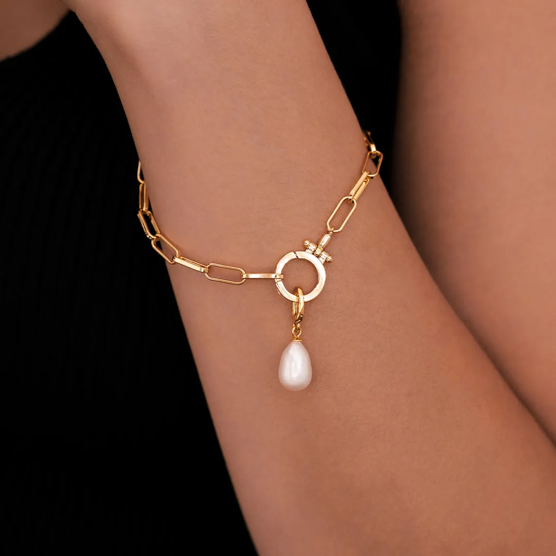 Natural Pearl Drop Charm sold by Mint & Lilly product image thumbnail 4