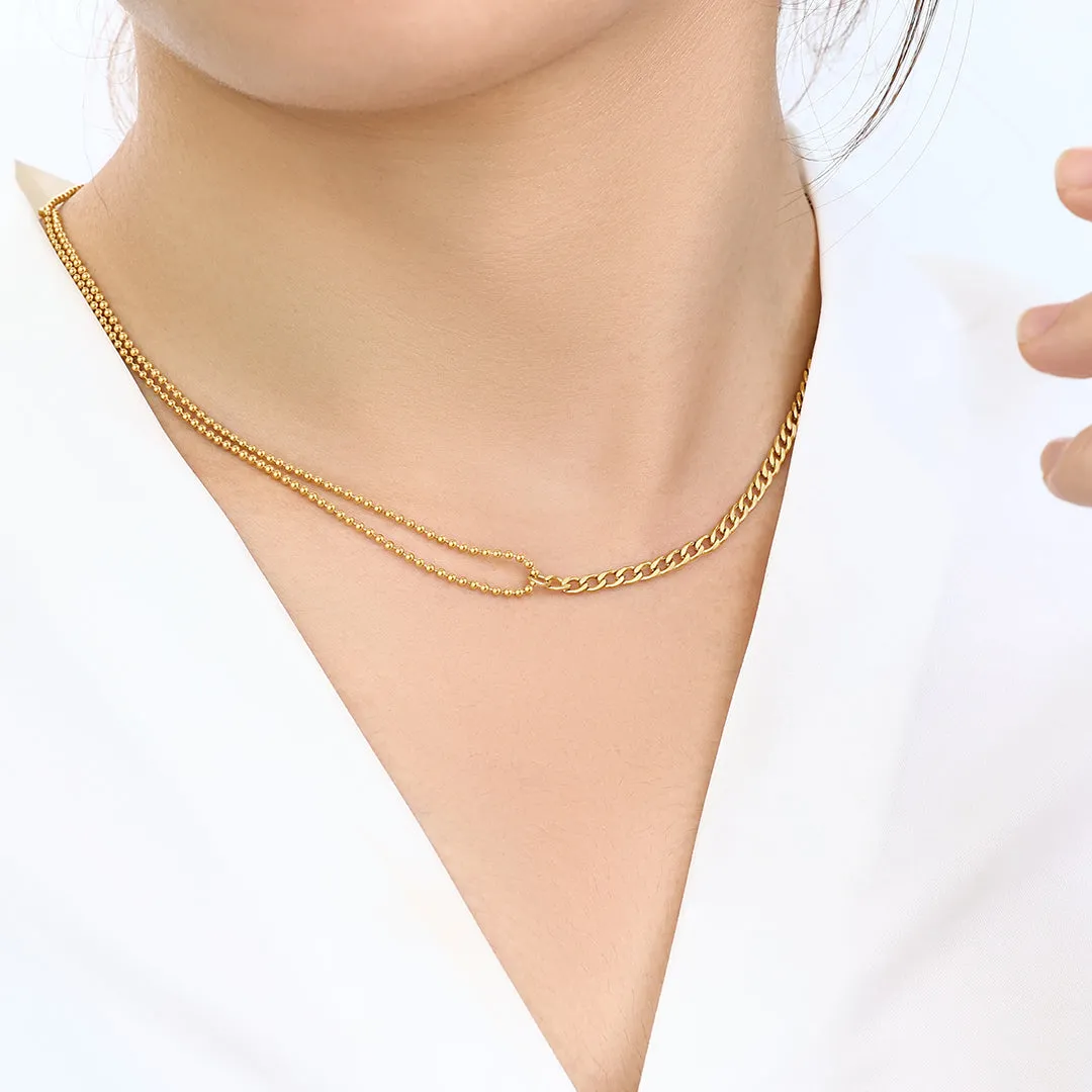 Layered Choker Necklace sold by Mint & Lilly product image thumbnail 3
