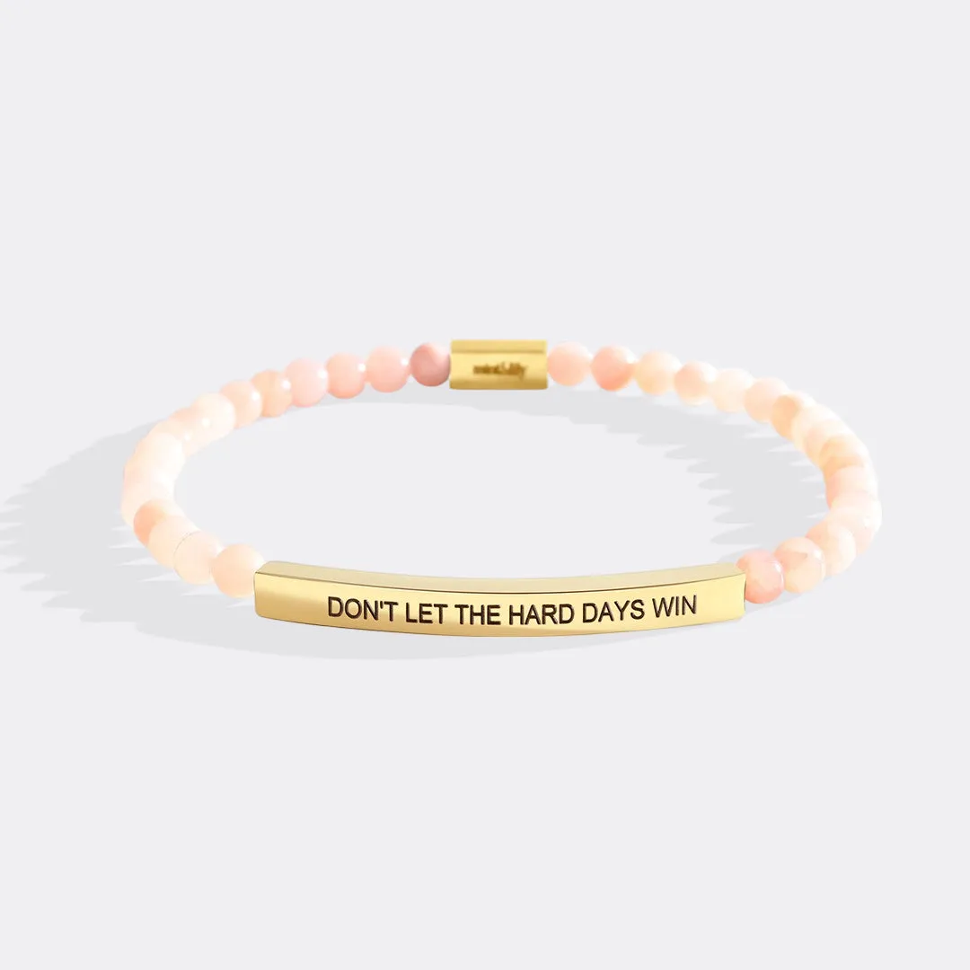 Don't Let The Hard Days Win Beaded Inspire Bracelet sold by Mint & Lilly product image thumbnail 4