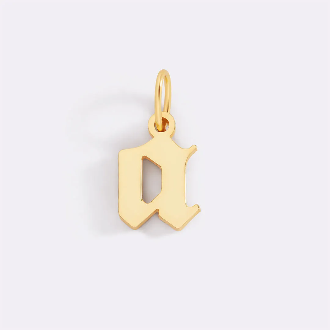 Old English Letter Charm sold by Mint & Lilly product image thumbnail 2