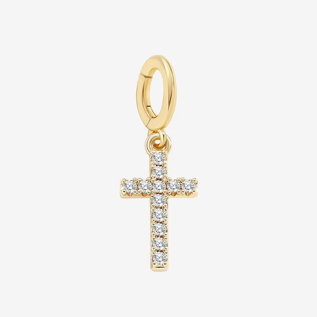 Pave Cross Charm sold by Mint & Lilly product image thumbnail 5