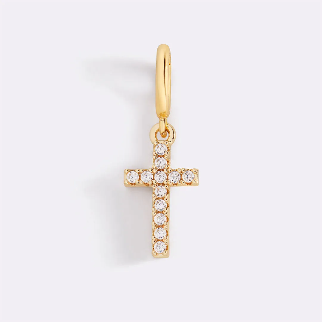 Pave Cross Charm sold by Mint & Lilly product image thumbnail 2