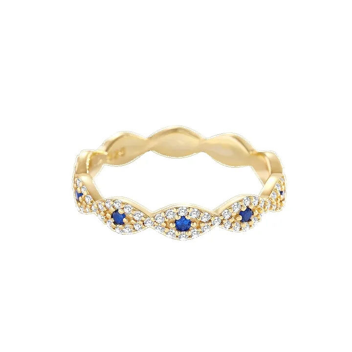 Pave Evil Eye Ring sold by Mint & Lilly product image thumbnail 3